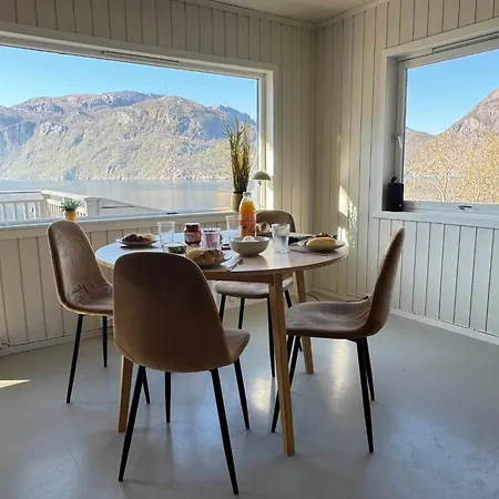 Unique House On The Fjord Near Preikestolen Dom wakacyjny